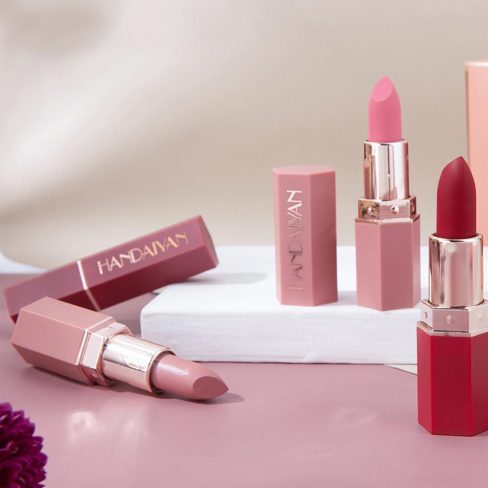 Матовая увлажняющая губная помада Стойкая невыцветающая антипригарная помада в форме чашки Водостойкая губная помада