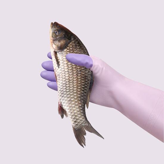 1 пара перчаток для работы по дому с длинными рукавами, латексные водонепроницаемые чистящие перчатки, устойчивые к разрыву, для мытья посуды, стирки, мытья посуды