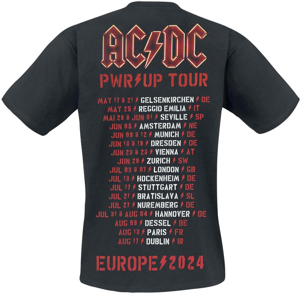 ACDC Рок-группа Периферия Узор Печать Футболка Оверсайз Y2k Лето Люксовый Бренд Хлопок Мужская и Женская Футболка Короткий Рукав