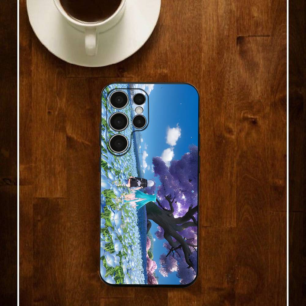 Силиконовый чехол NTE Mint N-Neverness для Samsung S25 24 23 22 21 20 Plus Ultra 5G Lite Ударопрочный чехол