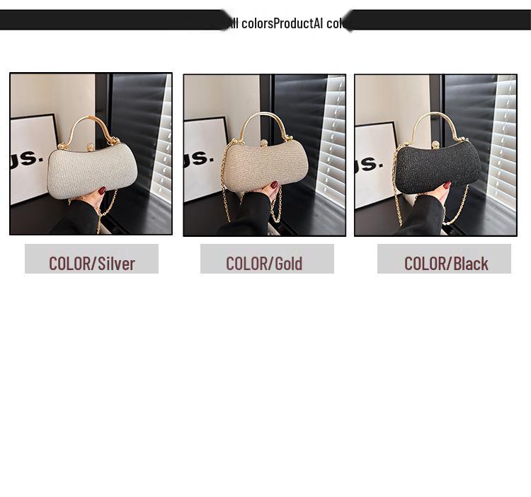 Трендовая вечерняя сумка через плечо кроссбоди 2025 года с дизайном в виде цепочки