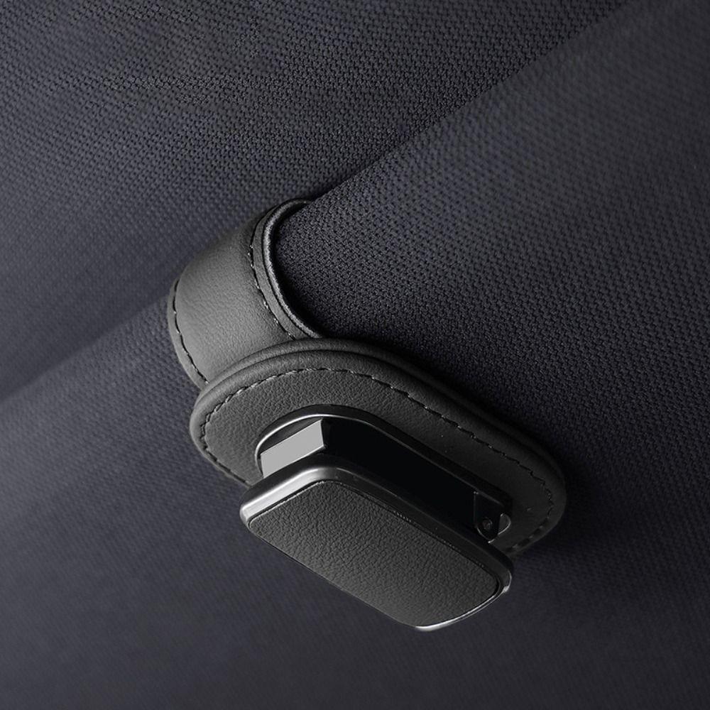 Back Clip Sun Visor Eyeglass Hanger with Sponge Automobile Accessories Storage  Driver