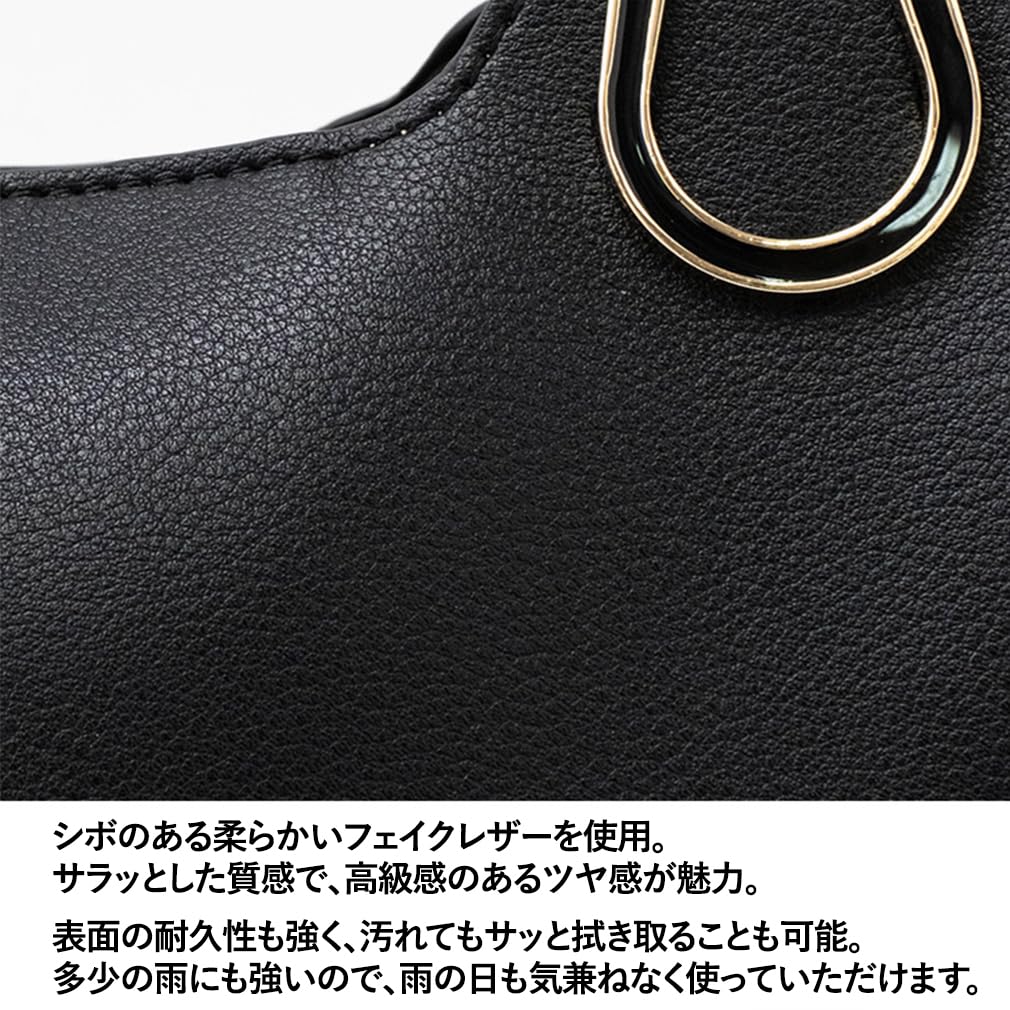 Vita Felice Horseshoe 2way Handbag for Women [VITAFELICE] bsib-p8381x (Gray Beige)