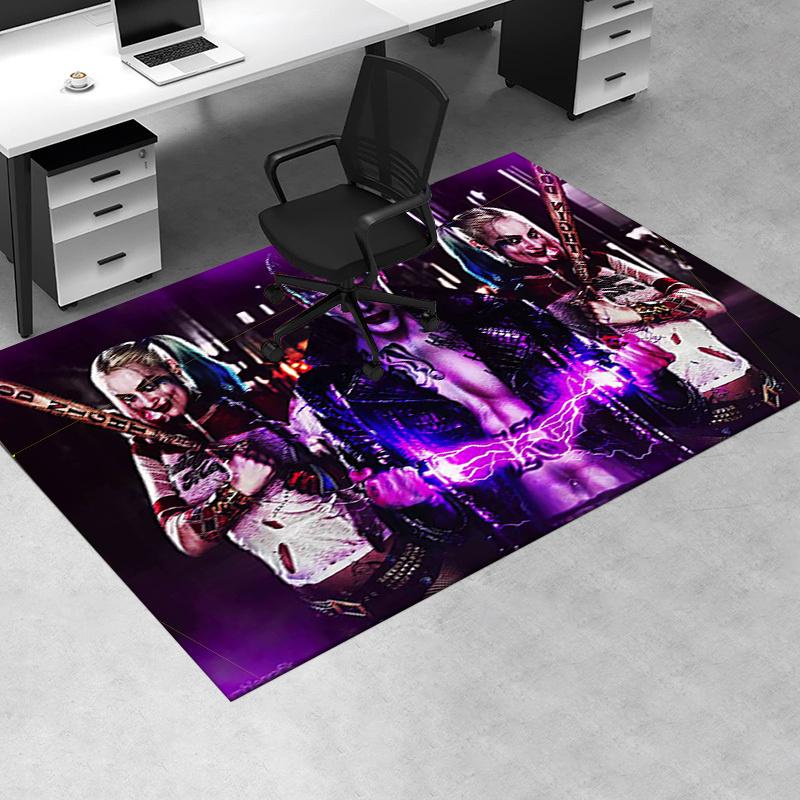 Electric Storm: Joker's Lightning-Struck Costume T-Shirt Office Mat Home Decor Office Desk Chair Rugs Chair Carpet for office Chair Mat Gift