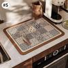 Tableware Drying Mat Super-absorbent Tableware Nordic Drain Pad Kitchen Placemat Home Draining Mats Table Counter Pads