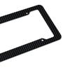 License Plate Frames, Black ABS Car License Plate Cover,Universal Car License Plate Bracket Holder. Rust-Proof