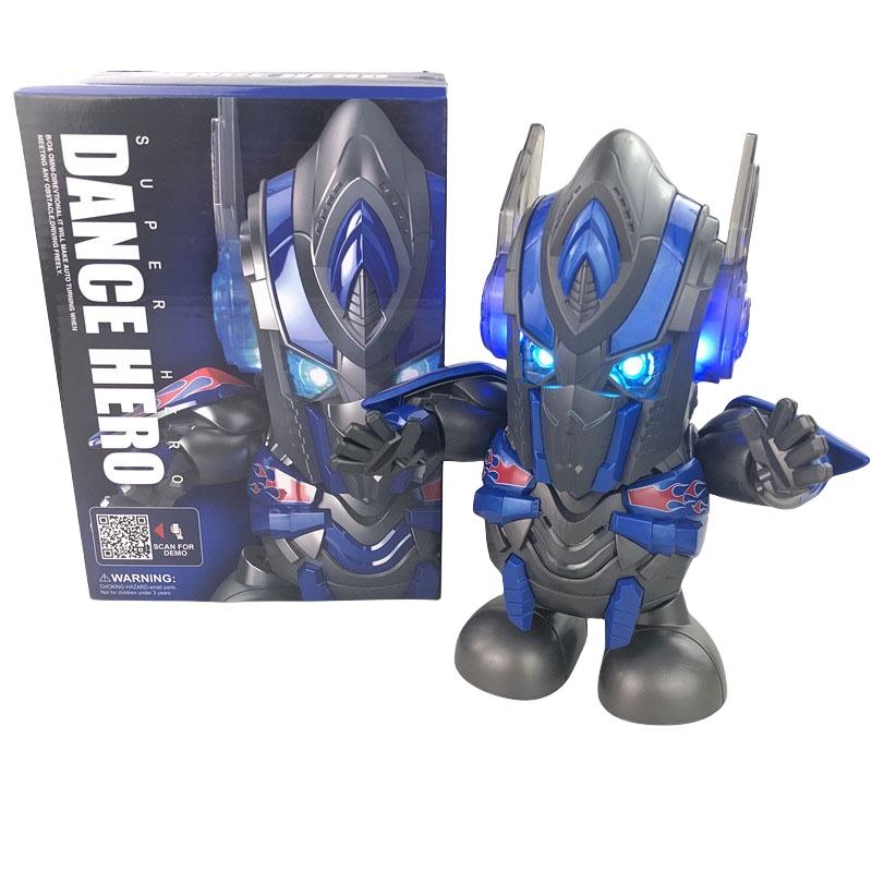 Танцующий герой Бамблби Бэтмен Человек-паук Оптимус Прайм Электрическая игрушка-робот для детей