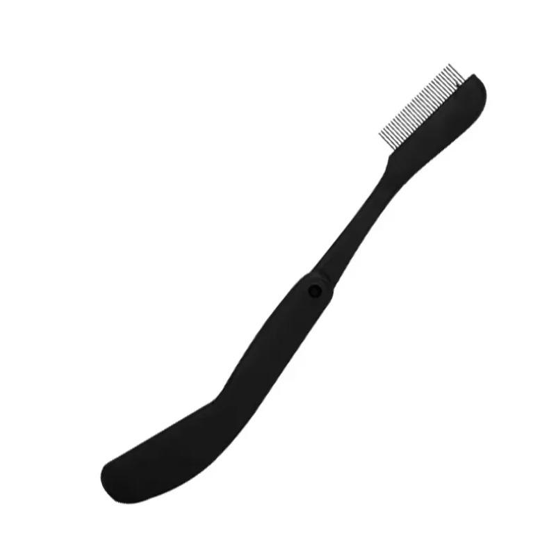 Foldable Ultra-fine Stainless Steel Eyelash Brush Lash Separator Eyebrow Eyelashes Extension Comb Eyelash Curler Makeup Tools