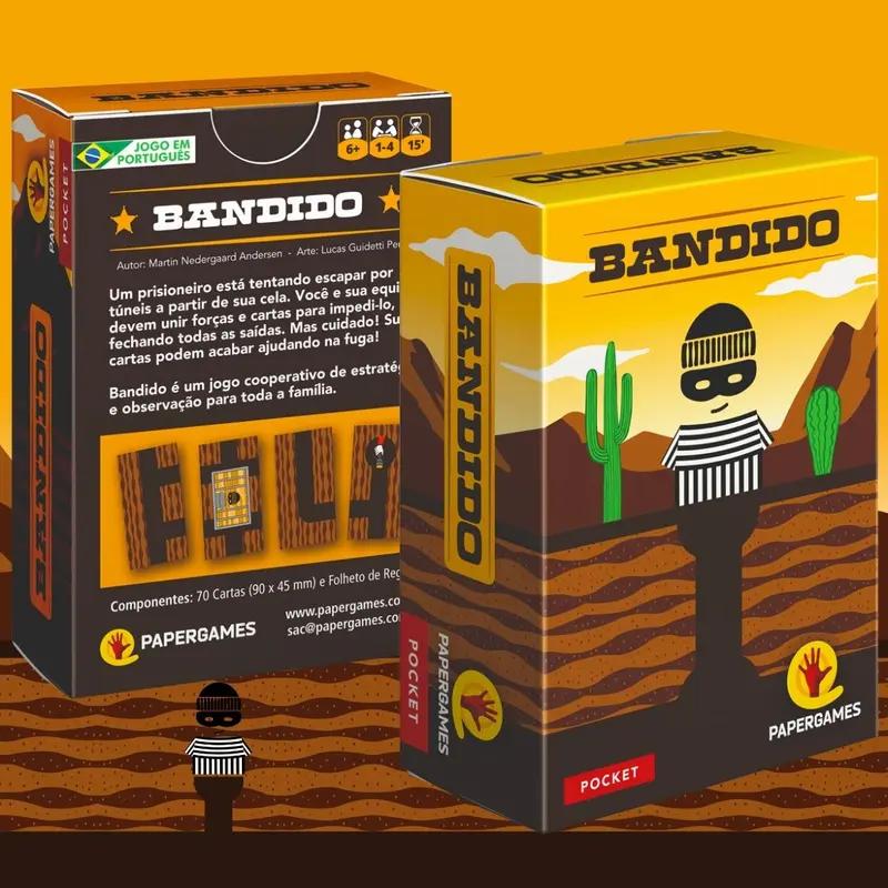 Портативная карточная игра Bandida: Удобная для путешествий стратегическая настольная игра, Кооперативная головоломка для 1-4 игроков, Веселая игра для семейной вечеринки