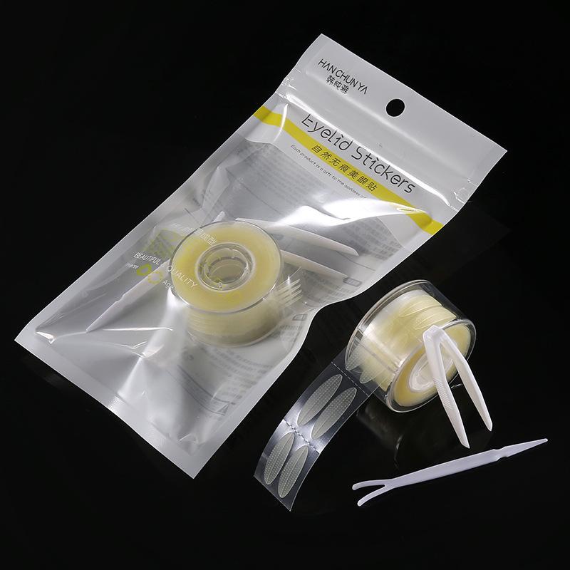 600 шт. S/L макияж, прозрачная серая, бежевая полоса для век, большие глаза, невидимая двойная складная лента для теней для век, наклейка, инструмент для красоты, ZPG