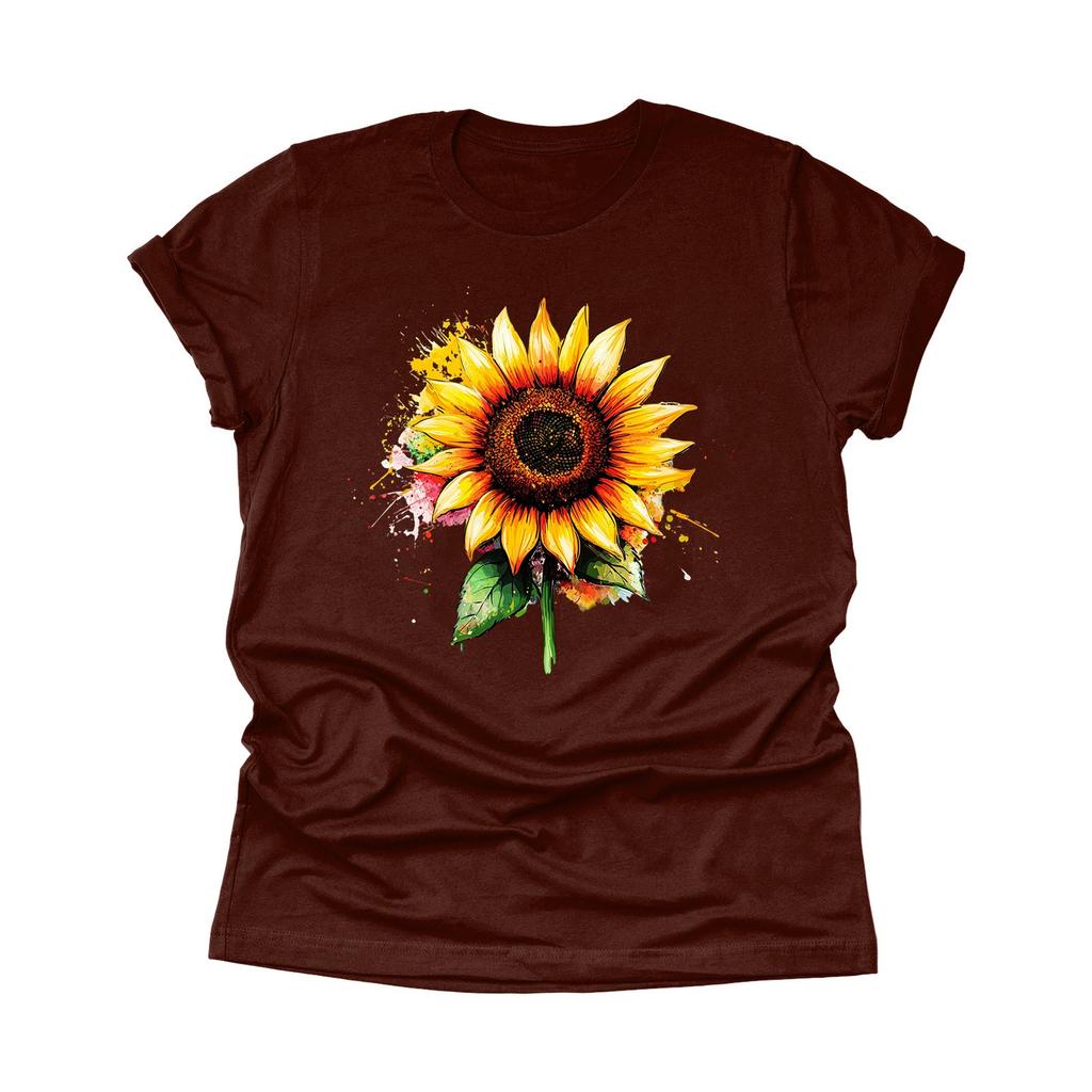 Unisex Casual Fashion Print Crewneck Loose T-shirt