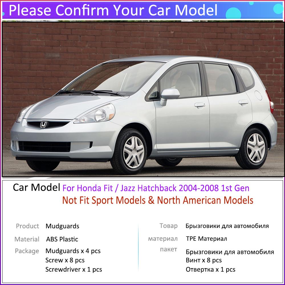 Автомобильный брызговик для Honda Fit Jazz Hatchback Hatch 2004 ~ 2008 2005 2006 2007 брызговик брызговик крыла авто