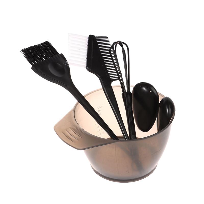 5 шт. набор кистей для окрашивания волос с ушными колпачками, стержень для смешивания, аппликатор для окрашивания волос, аксессуары для парикмахерского стиля