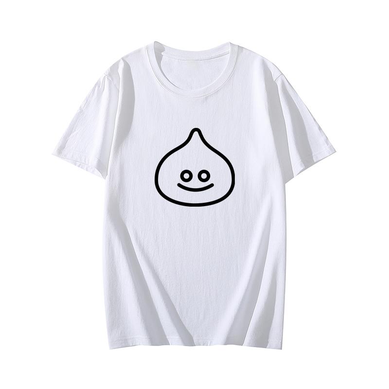 2025 New Summer Casual Short Sleeve T-Shir Print Cotton Regular Fit Round Neck Breathable Loose Unisex Tee Men Women Clothing