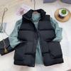 2023 Women's Winter Bread Style Short Down Cotton Padded Vest - Sleeveless, Casual Korean Fashion