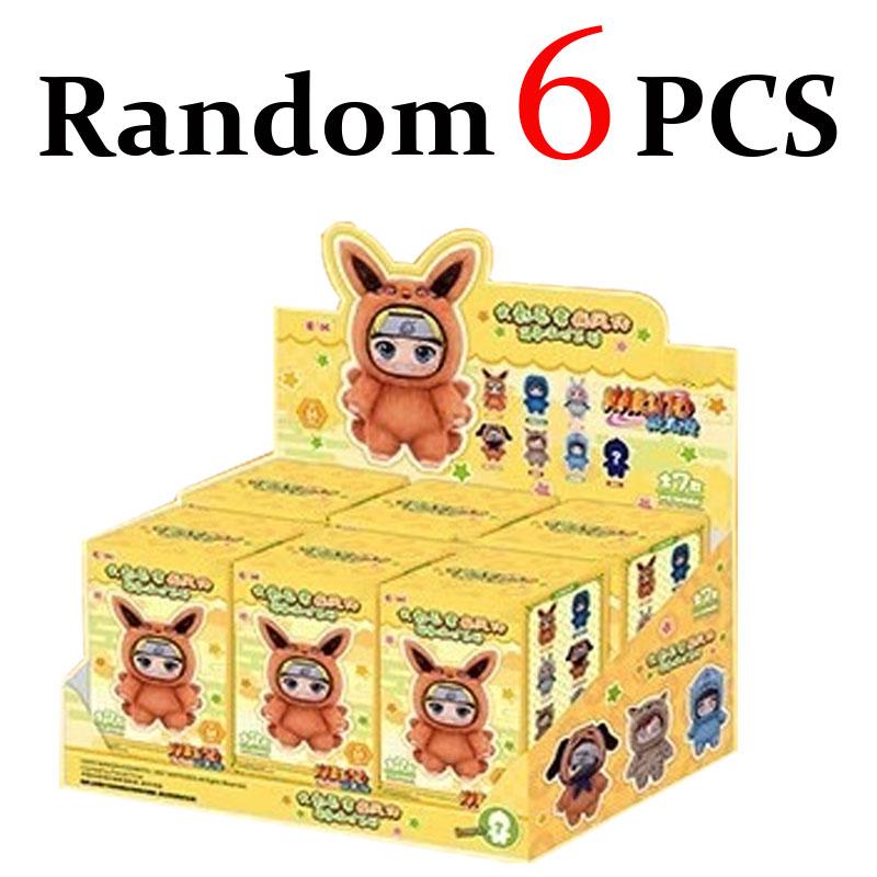 Новый Eaki Наруто Милая Вечеринка Зверей - Наруто и Саске Фигурка-брелок Сюрприз Очарование Украшение Игрушка Рождественский подарок