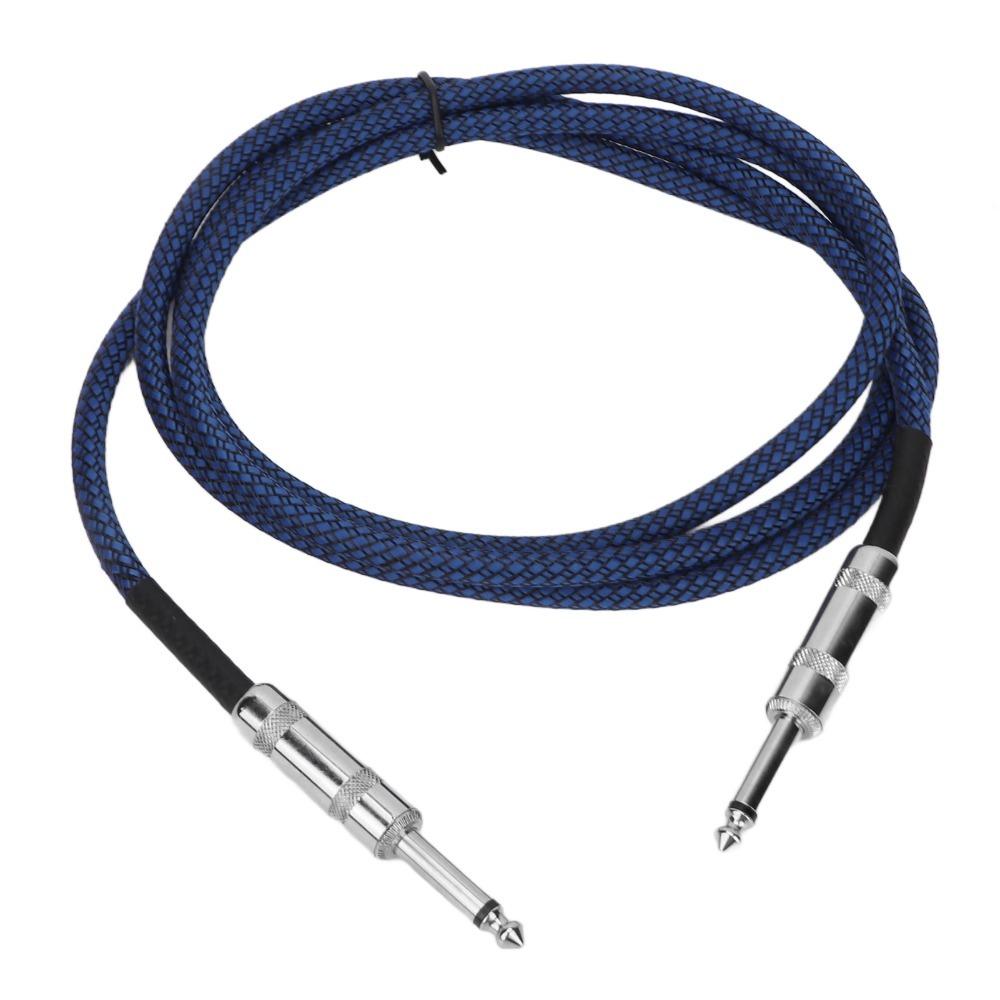 Plug and Play Guitar Cable Noise Reduction Bass Cable 6.35mm Instrument Cable  Electric Guitar