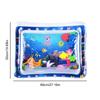 Summer Cooling Pet Water Bed Water Sensory Playmat with Fish Water Sensor Play Mat Tummy Time Water Play Mat for Bored Cats