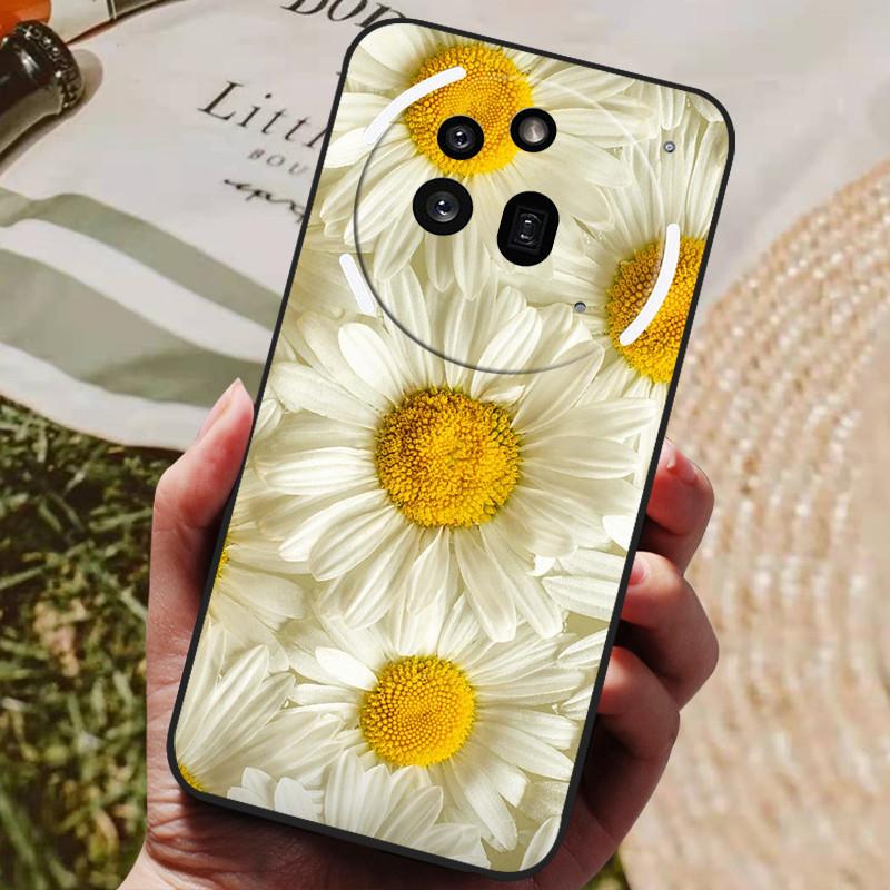For Nothing Phone 3A Pro Case Phone3A Pro Cool Painted Silicone TPU Soft Cover for Nothing Phone 3A Pro A059P Cases Black Shells