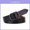 Leather Belt For Women With Metal Buckle Vintage Style Casual Waist Accessory
