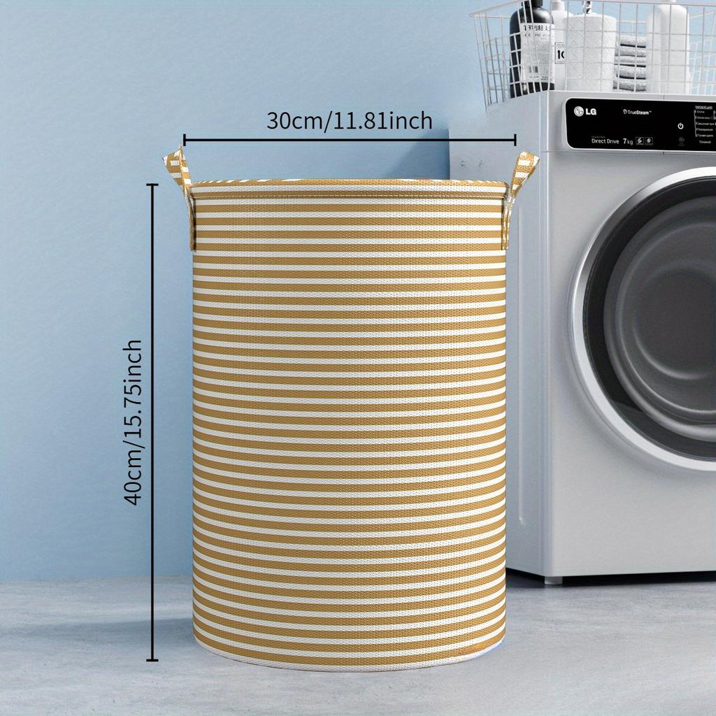 Минималистичная полосатая корзина для белья, складной ящик для хранения в ванной, корзина для хранения игрушек и одежды, корзина для поддержания порядка в спальне