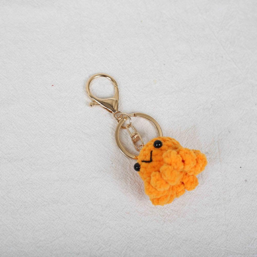 Cartoon Crochet Octopus Keychain Animal Doll Octopus Pendant Knitting Keychain Friends Gift