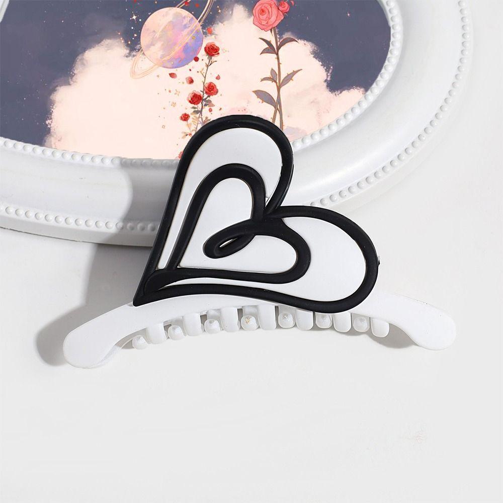 Нескользящие матовые заколки-акула сладкие цветочные пляжные аксессуары для волос заколки для густых волос для женщин