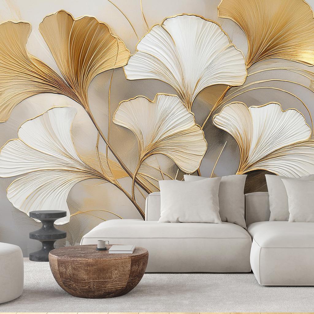 Wallpaper Foliage Botanica Beige