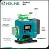 HGLINE 16-линейный лазерный уровень 4D зеленая линия 360° по горизонтали и вертикали 30 м с пультом дистанционного управления с приложением сверхмощный лазерный уровень