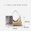 Retro dumpling bag fashionable and simple portable women's bag commuter versatile messenger bag women's large capacity