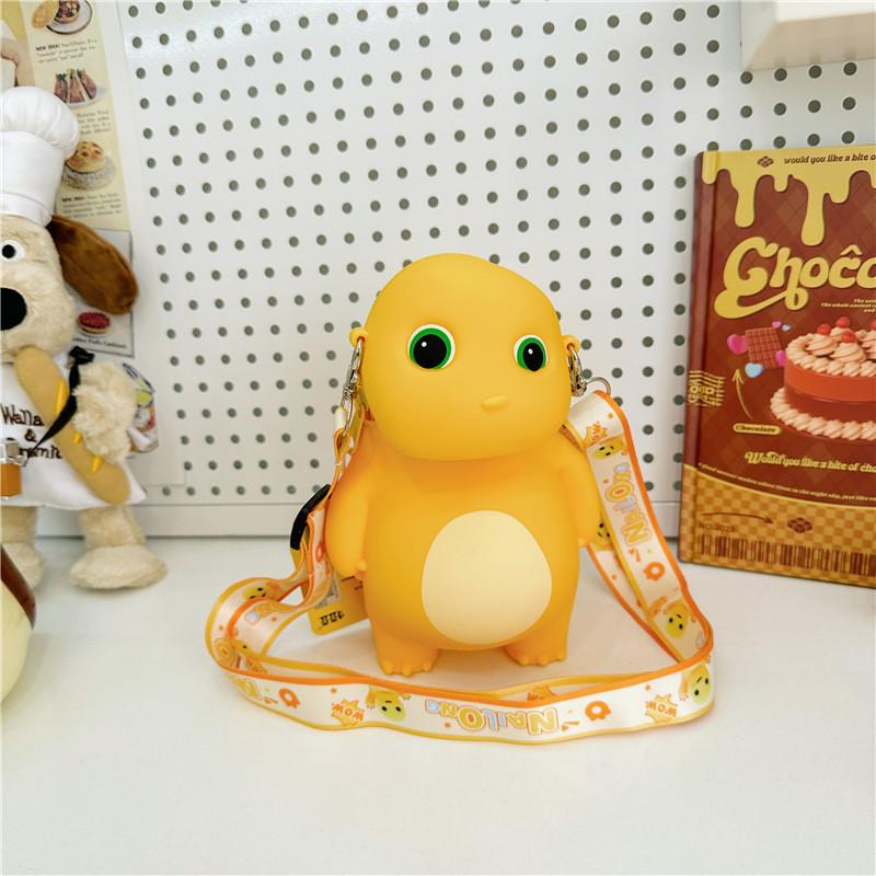 Милая трехмерная силиконовая сумка в виде молочного дракона, детский подарок, маленькая сумочка в зарубежном стиле, новая мультяшная мини-сумка через плечо для мелочи