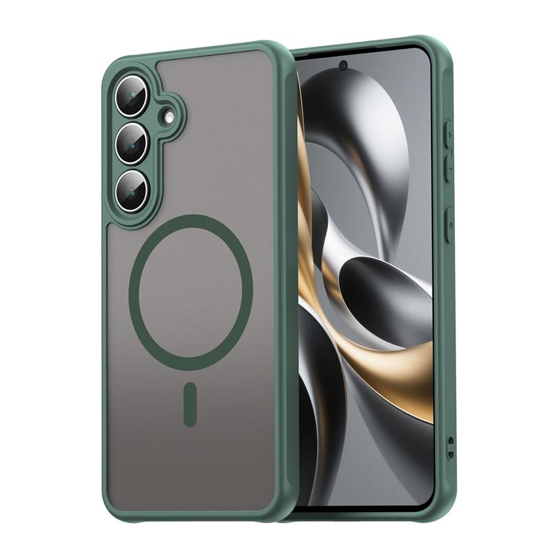 Чехол для Samsung Galaxy S25 FE Полупрозрачный Матовый Матовый PC+TPU Защита от отпечатков пальцев Полупрозрачная Крышка для Galaxy S25 fe