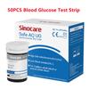 Sinocare 50/100 шт. тест-полоски на мочевую кислоту и глюкозу в крови для безопасного AQ UG монитора диабета подагры беременных