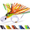 23cm/96g Fishing Lure Simulated Bright Color Sharp Hook Vivid Eyes Multi-colors Sea Boat Trolling Soft Octopus Squid Skirt Bait