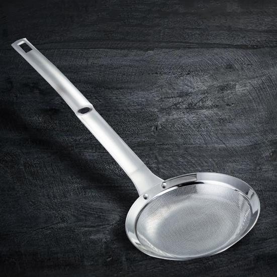 Мелкоячеистая проволока из нержавеющей стали, скиммер для масла, сито, дуршлаг для муки, кухонная ложка