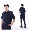 Navy Blue Strech Shorter Sleeve Security Guard Blouse Cargo Pant Suit Unisex Adult