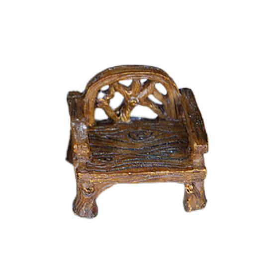 Прочная, яркая, практичная, широко применяемая миниатюрная скамейка, декоративный мини-мир, сказочный сад