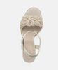 Сандалии Bijou x Knitting Design Heel Sandals PS33178 см [Randa] женские, кремово-белые 22,5