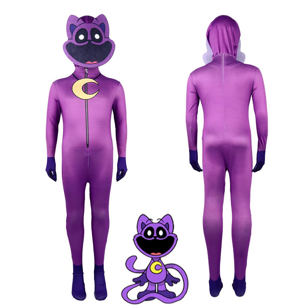 Poppy Adult&Kids Clothing Set Halloween Tights Onesie Cosplay Costume Playtime Cos Jumpsuits Sexy Bodysuit Costume 110CM-200CM