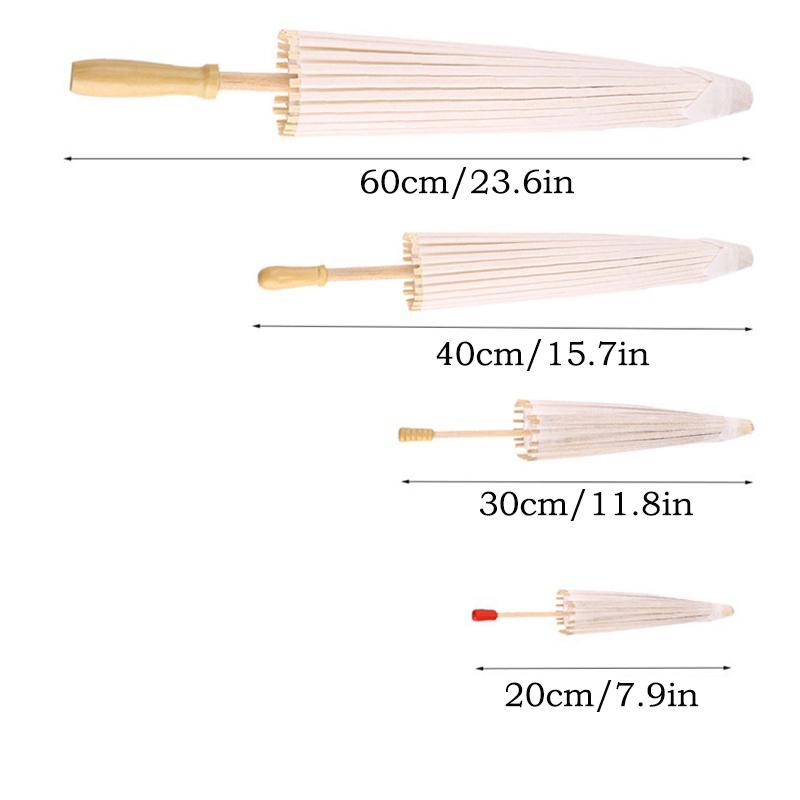 Белый фотореквизит DIY Craft зонтик свадебный косплей свадебная бумага вечеринка декор