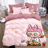 Cute Cartoon Bubu Bedding 2/3 Piece Bedroom set,Children's Gift Teenagers Adulte Microfibre Double Bed Single/Double/Queen/King