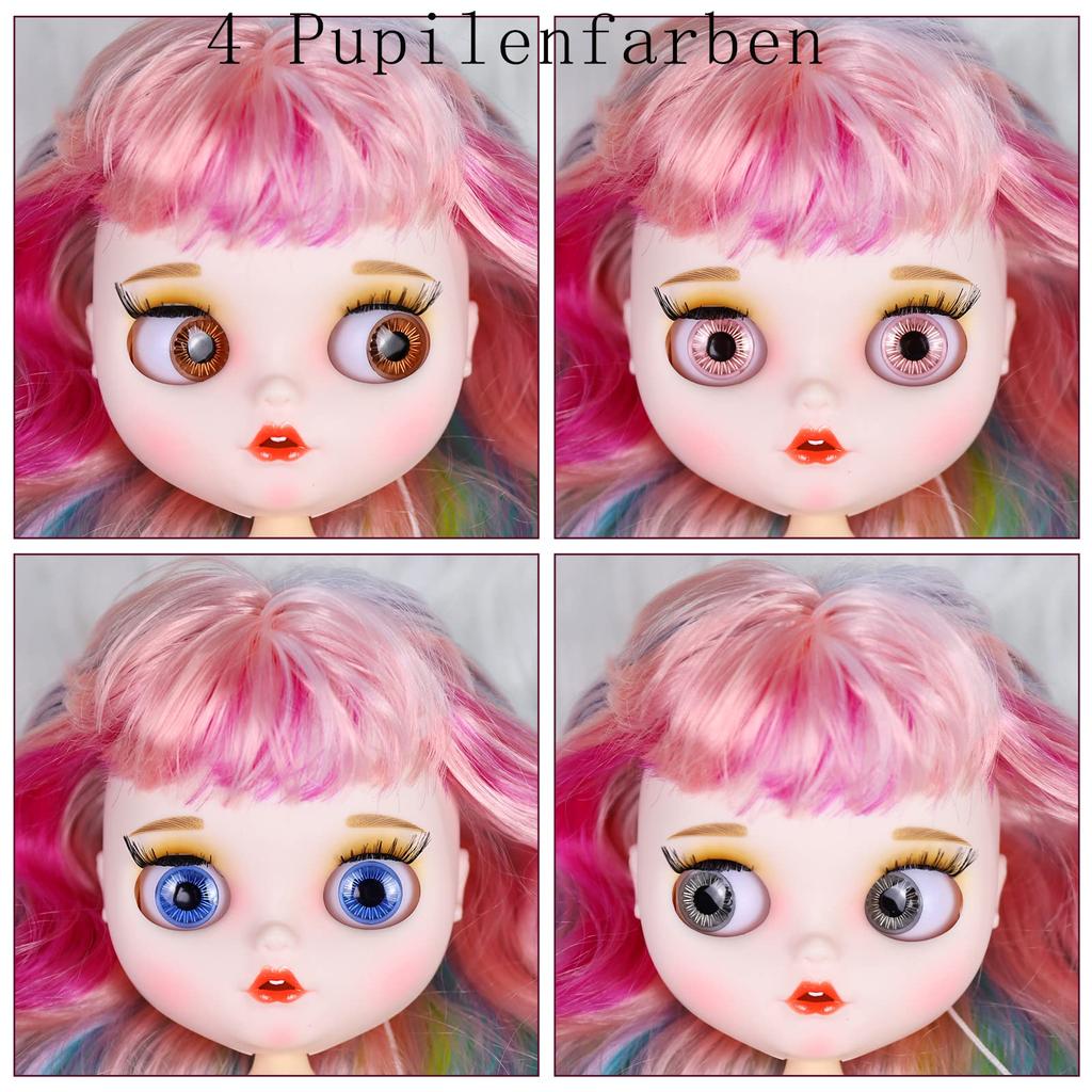 ICY Fortune Days Bjd 19 Improved Jointed BJD 4 Different Pupil Colors Doll, Dolls, 1/6 Toys, 8+(03)