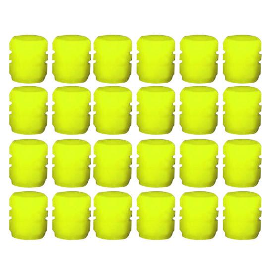 Светящиеся в темноте колпачки для вентилей шин Универсальные колпачки для штоков вентилей шин для автомобиля, грузовика, внедорожника, мотоцикла Ночные предохранительные огни Пылезащитные аксессуары для шин