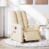 VidaXL Electric Massage Recliner, Relaxation Chair with Adjustable Backrest and Footrest, Seat of 3204089