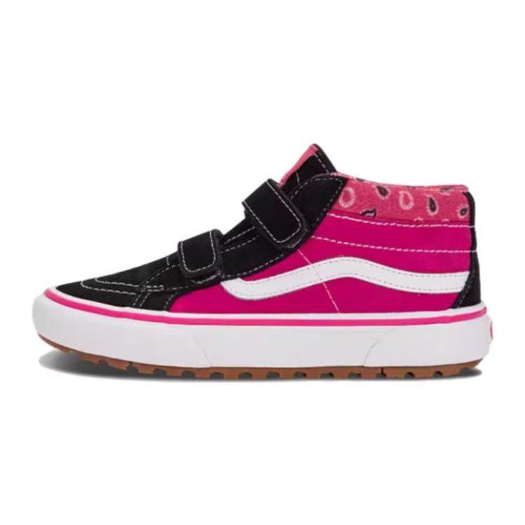 Vans Kids Sk8-Mid Touch-strap Suede Sneakers VN0A5KROB9P