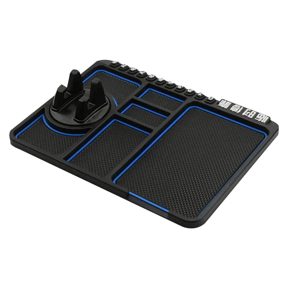 Car Dashboard Car Anti-Slip Mat Multifunctional Auto Phone Cushion Sticky Anti-Skid Mat for Navigation Car Interior Accessories