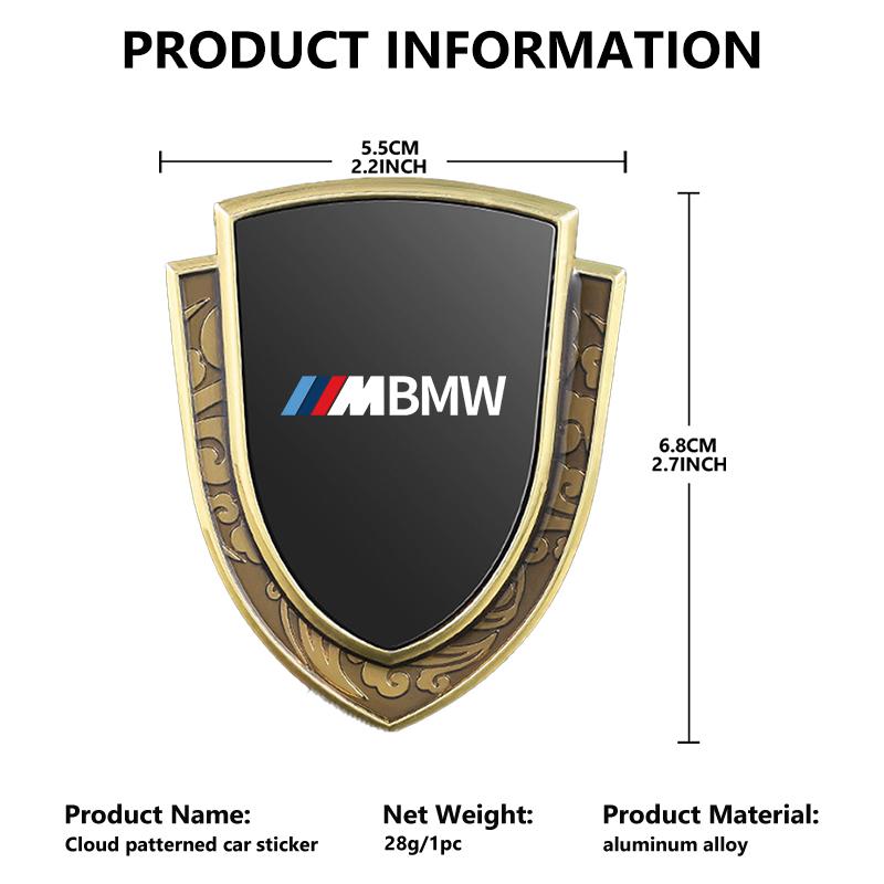 AAAPQ1 Car Window Sticker Decal Rear Trunk Emblem Badge Body Decal For BMW Performance M E87 E30 E46 E28 F35 G20 E93 F20 X3 X