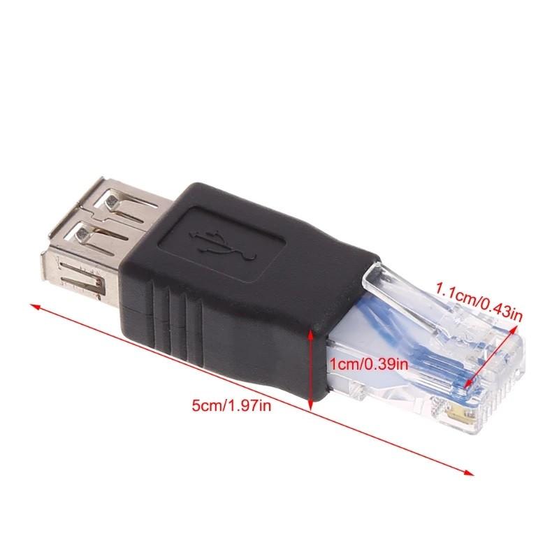 Переходник SUNROZ Ethernet LAN RJ45 - USB 10/100 Mbps для роутера модема (A484180)