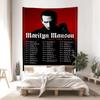 MMarilyn MManson Подвесной Богемный Гобелен для Гостиной Дома Комнаты в Общежитии Декор Японский Гобелен