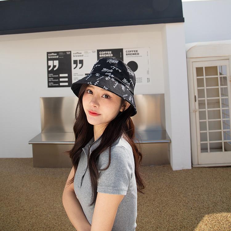 Мужская и женская двухсторонняя шляпа рыбака с маленькими полями и буквами-цветками, женская весенняя шляпа для бассейна